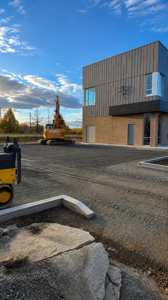 Préparation de la base d’une entrée de service